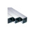 工孚 不锈钢方管 201 不锈钢管 装饰管 可加工定制 脚手架用钢材 单位：米 25*25*1.5mm 
