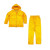 代尔塔 / DELTAPLUS 407004 反光条PVC劳保分体雨衣 407004-黄色 M