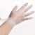 者也 一次性PVC手套 加厚检查手套 100只食品级餐饮家务烘焙手套透明家务手套 L码