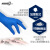 AMMEX爱马斯一次性丁腈手套耐用工业劳保实验室防水防油加工厂手套深蓝超韧型100只/盒 XNFST 大码L