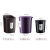 庄太太 塑料茶台废水桶垃圾桶过滤桶【紫色大号-方形】ZTT0976