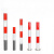 琛选工品 反光警示柱钢管 警示预埋路桩 马路面安全柱  单位：根
