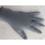灰色PU涂掌手套耐磨劳保防护工作手套尼龙㓎胶挂胶手套 深灰色 S