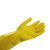 海斯迪克 HKW-93 胶皮牛筋乳胶手套 工业劳保手套 洗碗手套32cm L（20双）