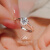 DR.KU【以爱之名】1克拉莫桑钻戒925银钻石戒指求结婚礼现场送女友 主钻一克拉-闭口（9-20号）