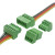 15EDGKP-2.54mm免焊对接对插式2EDGRK插拔绿色接线端子插头插座套 7p对接整套