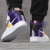 耐克（NIKE）新款男鞋 Air Force 1 小麦棕色AF1高帮运动鞋板鞋 BQ4591-101白紫 38.5