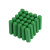 绿色塑料膨胀胶粒6厘8厘 连体胶栓胶粒6mm8mm墙塞胶塞 M6M8膨胀管 8厘 10盒装