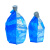 山头林村户外野营水袋旅行便携水桶运动骑行登山折叠水壶饮水袋盛水储水 白色5升(2个装)
