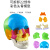 樵牧人 人体头颅骨模型 头骨色性分离模型 1:1仿真头骨带颈椎模型 彩色头骨模型 彩色头骨带颈椎 1个 