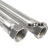 304不锈钢波纹管1寸DN25高温高压工业金属软管钢丝蒸汽编织网软管佩科达 1寸平口内丝*0.5米(304)