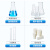 三角烧瓶胶塞玻璃试管硅胶塞盖子 锥形瓶容量瓶塞 带砂芯实验室 砂芯锥形瓶塞 30-34mm 1个
