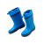 法比兔（FANBEETO）儿童雨鞋男孩 女款雨靴防滑高筒2023新款雨衣雨鞋套装冬季轻便水 蓝色 束口 30码内长20cm相当于31码