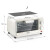 美的（Midea） PT10X1多功能家用 10L迷你小烤箱 电烤箱蛋糕烘焙  60-230℃调温 白色