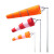 定制适用定制气象风向袋 固型防水荧光反光风向标 1米红白防水型 （单位：件）