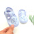 拉米奇骐女宝宝学步鞋0-1岁软底防滑不掉春夏季6—12个月婴儿鞋男幼儿布鞋 爱心蓝色 13码内长11.5CM