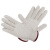 海斯迪克 gnjz-314 700克加厚耐磨粗线棉纱手套（10双）劳保防滑棉纱手套 本白防护线
