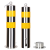 不锈钢防撞柱车库地桩 活动路桩可移动警示柱路障固定防撞钢管预埋停车加厚立柱 50厘米固定159直径警示柱