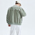 卡帕（Kappa） Kappa卡帕棒球服男飞行员夹克外套休闲无领开衫K0C52JJ73 枯叶绿-3237 XL