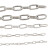筑筠 链条 金属铁链链条 304不锈钢防盗链锁  单位/条 直径8mm长5米 