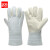 者也（ZYE）300度工业级铸造冶炼电焊隔热防烫手套 加长隔热手套 透气耐高温手套五指36cm