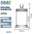 KAIJI LIFE SCIENCES 实验室标本展示瓶高硼硅密封玻璃样品瓶磨砂口加厚广口瓶 1个 60*90mm(约220ml）