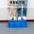 欧杜 周转箱塑料盒子长方形户外手提螺丝盒收纳零件盒EU箱物流胶框胶箱 CS3#小号箱253*180*74mm(蓝)/5个 4天
