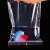 飞尔（FLYER）透明pe自封袋 密封袋 加厚塑料封口袋 包装袋【11×16cm 100只 12丝 红边】3包起批