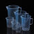 塑料量杯50ml-5000ml毫升量杯加厚材质量筒烧杯带刻度容量瓶 5000ML (1只)