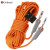 哥尔姆 登山绳户外空调安装安全绳攀岩绳攀登装备绳索耐磨救援绳子 10.5mm5米橘套管