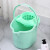 手动挤水桶手压地拖桶清洁拖把桶塑料旋转拧水单桶老式墩布桶 0882绿色一套