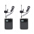 VAILINK PVS拾音发言系列 真分集无线话筒（普通电池） 一拖二无线头戴话筒 PVS-902C