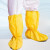 LISM防化鞋套防耐酸碱液体 防滑车间PVC靴套危化品防护防水化学品 黄色10双 均码