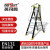 英司腾 铝合平台梯登高梯带护栏可移动工业级爬梯欧盟EN131标准IT-152ED3