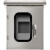 PH仪表箱精品户外不锈钢双层门箱配电箱防水防雨箱监控布线控制箱 400*300*250mm