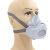 一护 工业防尘口罩 自吸过滤式防颗粒物防工业粉尘呼吸器（含一片滤棉）304型 KN95