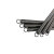 虎雀（HUQUE）强力弹簧带钩拉伸拉力弹簧线径1.0-2.0系列 1.0*1.0*100mm 10个价 