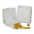 海斯迪克 gnjz-1201 一次性纸袋子 淋膜牛皮纸袋 纸袋可定制 油炸纸袋（100个）90克 高35*宽11*侧3.5