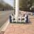 安晟达 市政锌钢绿化带隔离栏 安装高度0.4m*3.05(1立柱+3m栏)