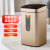智能感应垃圾桶带盖客厅厨房卧室卫生间GC231 方形感应桶-钛银色9L
