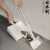 家の物语（KATEI STORY） 日本进口扫把簸箕套装家用桌面扫帚扫地神器加长柄小笤帚畚箕组
