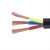 金龙羽 KVV 3芯电缆 控制电缆 KVV-500V 3*1.5mm² 1米