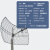 蓝邮 手机信号放大器配件包 栅格平板收发器平板天线 对数天线配件信号接收头 FP-SG7