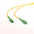 LHG 光纤跳线 SC-SC 单模单芯 黄色 25m SC/APC-SC/APC-SM-25米
