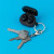 JLab  JBUDS MINI 入耳式无线蓝牙耳机   无线便携 可放在钥匙扣 23年新款耳机 降噪麦克风 Black