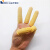一次性手指套无粉纹绣美容工业光学电子无尘乳胶防护指套 米黄色市场通用款（每包约800个重量足500克）