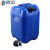 穆运 堆码桶25L化工桶加厚密封塑料桶带盖油桶储水桶方形废液桶 25L蓝色A款桶重1.4kg