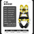 SHANDUAO 五点式安全带 高空作业安全绳双钩国标套装 全身式保险带AD9040 双小钩1.8米