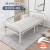 折叠床单人实木床板家用简易床结实折叠铁床1.2米小床双人床 升级款120+羊羔绒床垫