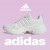阿迪达斯 （adidas）女鞋2024夏季新款训练健身运动鞋日常休闲鞋时尚透气耐磨跑步鞋 ID6236/白淡紫 36